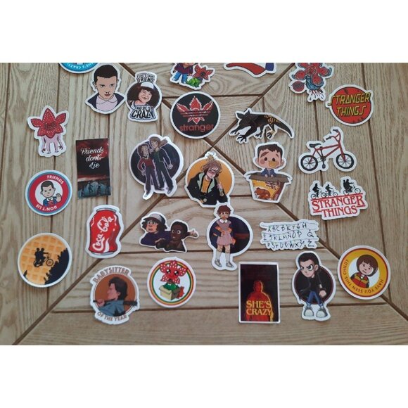 Stranger Things Stickers 50 pcs Steve eggos six new - Picture 4 of 4